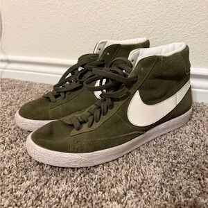 Army Green Hightop Blazers